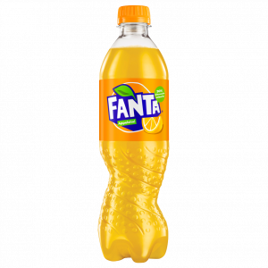 Fanta Appelsiini virvoitusjuoma muovipullo 0,5 L