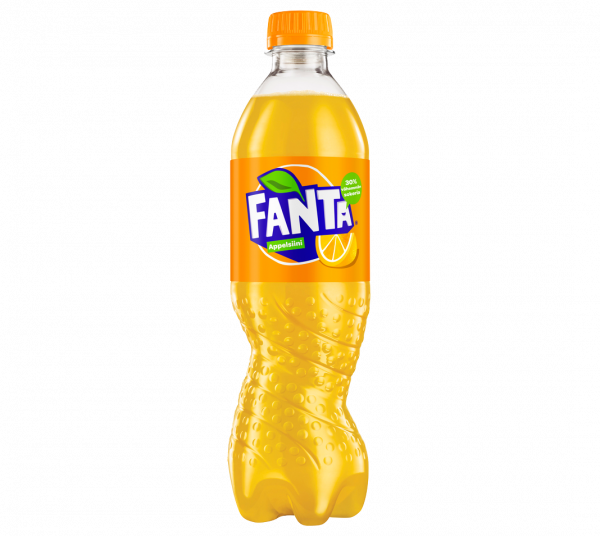 Fanta Appelsiini virvoitusjuoma muovipullo 0,5 L